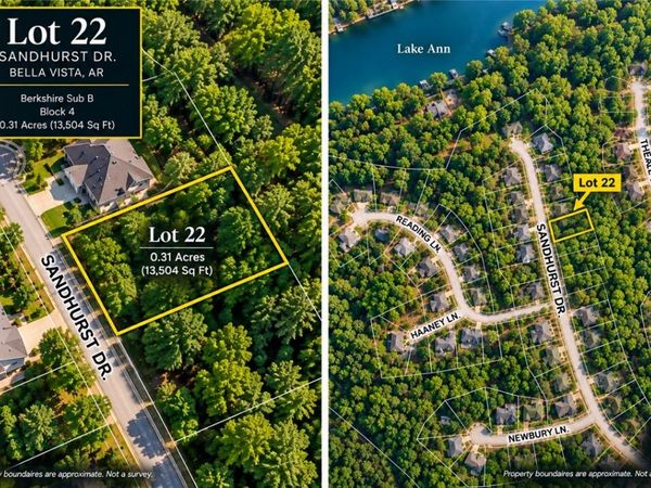 Lot 22 Sandhurst Drive , Bella Vista, AR 72714