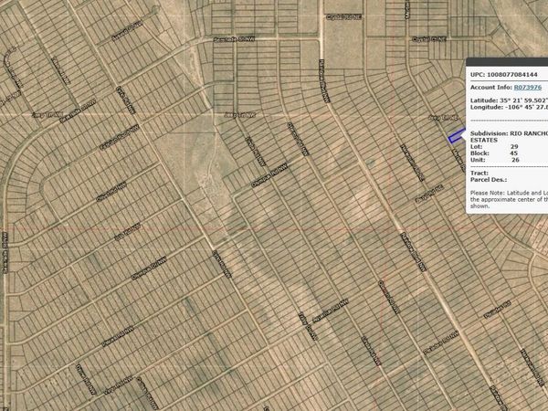 Marble U26 B45 L29 Road NE, Unit 26, Rio Rancho, NM 87144