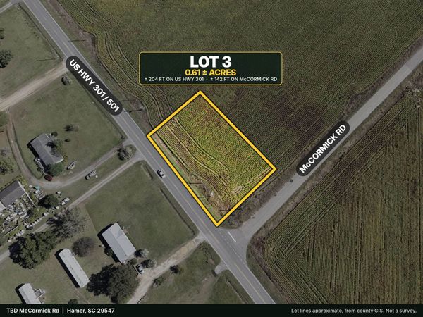 TBD McCormick Rd. , Hamer, SC 29547