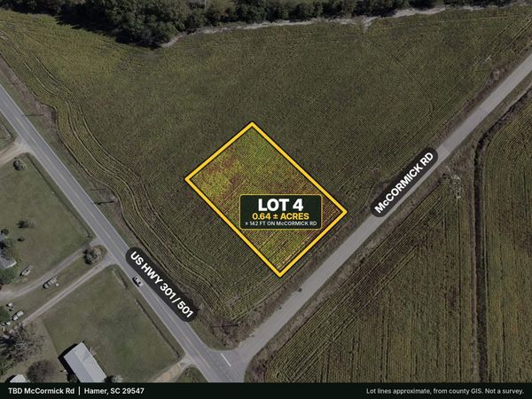 TBD McCormick Rd. , Hamer, SC 29547
