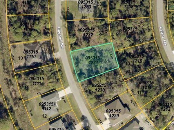 GAGNON TERRACE , NORTH PORT, FL 34291