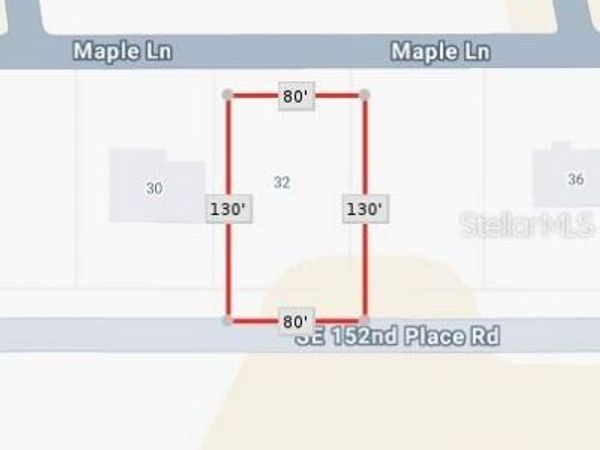 32 MAPLE LANE , OCKLAWAHA, FL 32179