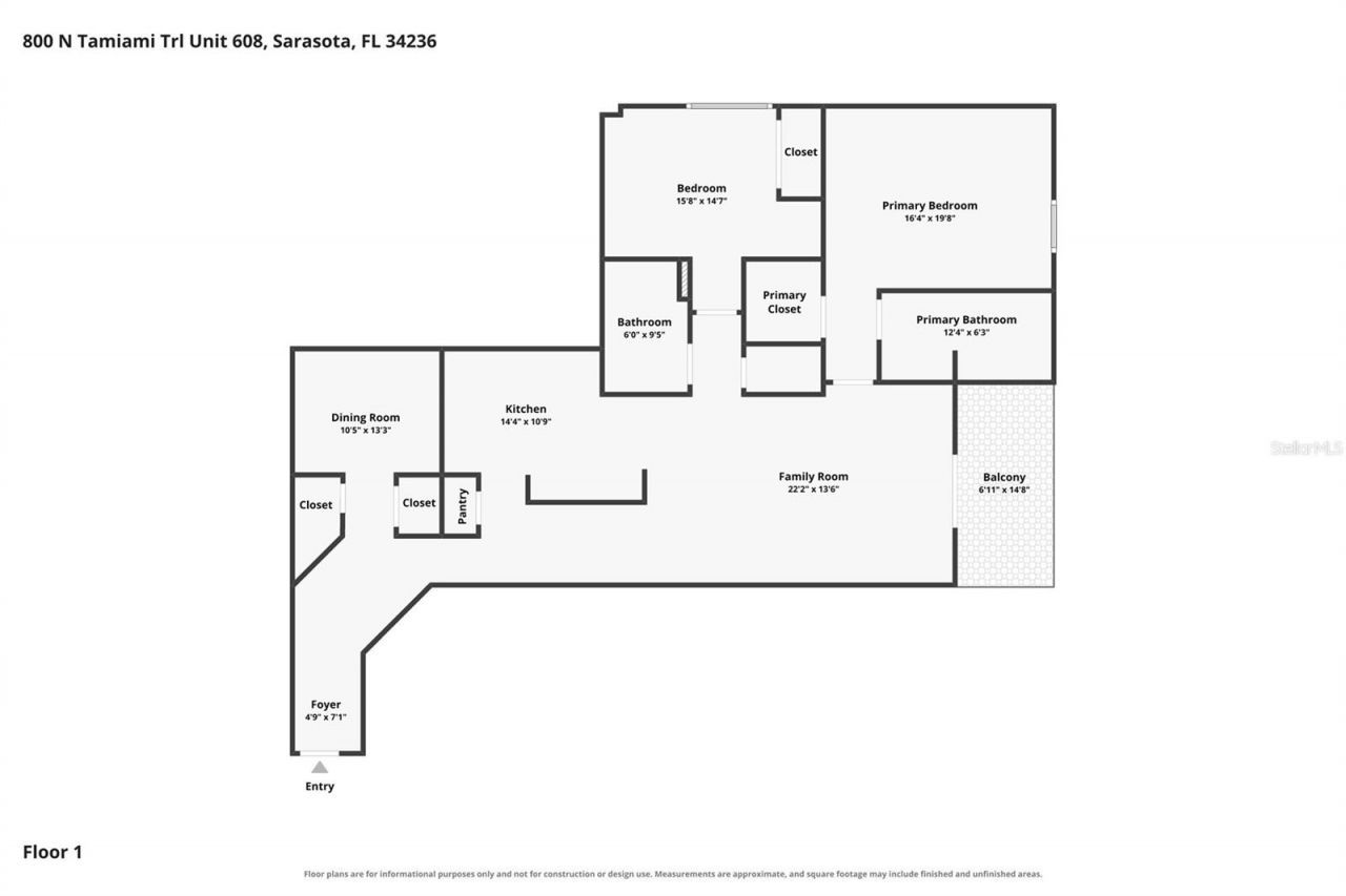 800 N Tamiami Trail, Unit 608, Sarasota, FL 34236 Photo
