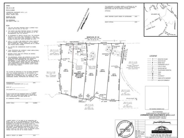 Lot 1 Moneta RD , Moneta, VA 24121