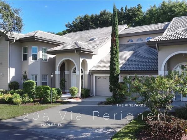 205 Via Perignon , Unit 2-3, NAPLES, FL 34119