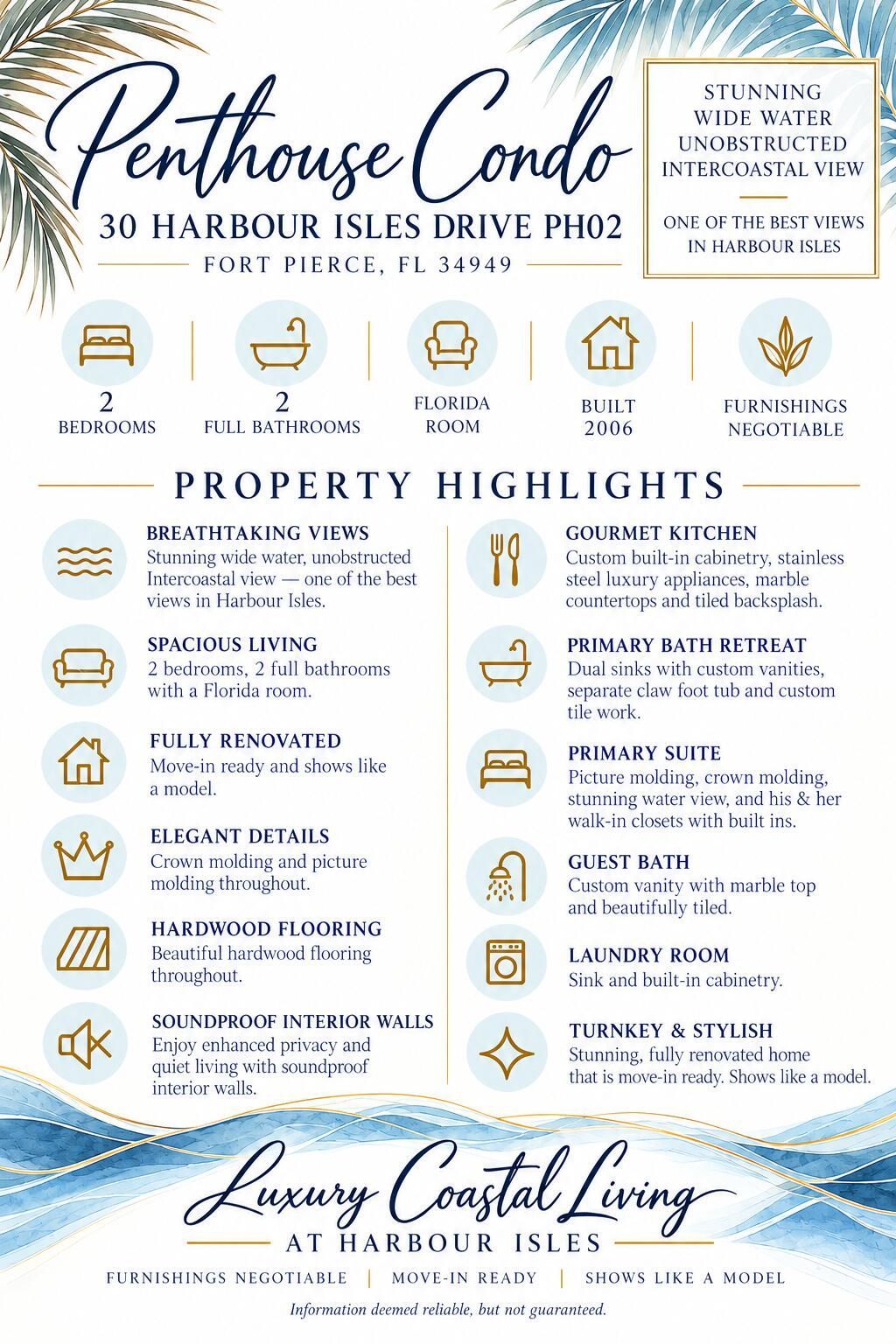 30 Harbour Isle Drive W, Unit PH02, Fort Pierce, FL 34949 Photo
