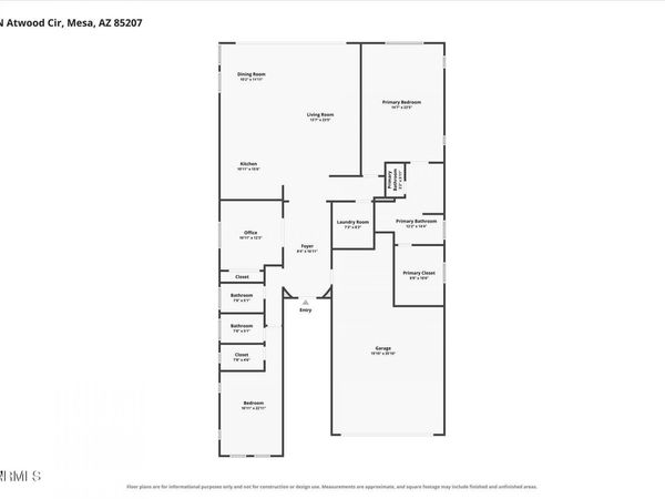 1624 N ATWOOD Circle, Mesa, AZ 85207