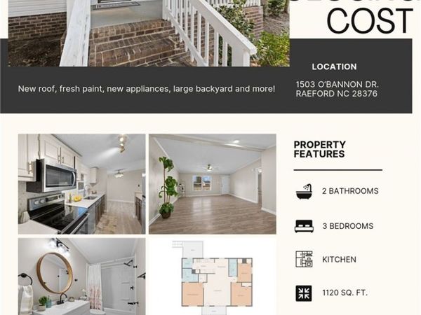 1503 Obannon Drive, Raeford, NC 28376