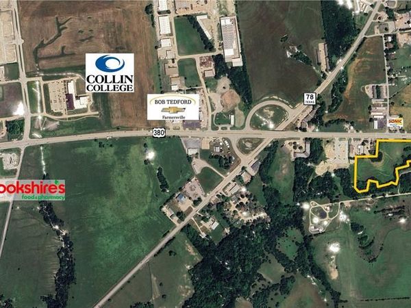 ±8.3 Acres 000 Audie Murphy Parkway , Farmersville, TX 75442