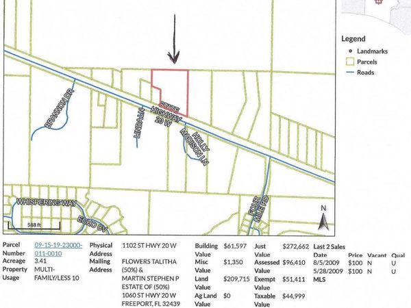 1060/1102 W ST Hwy 20, Freeport, FL 32439