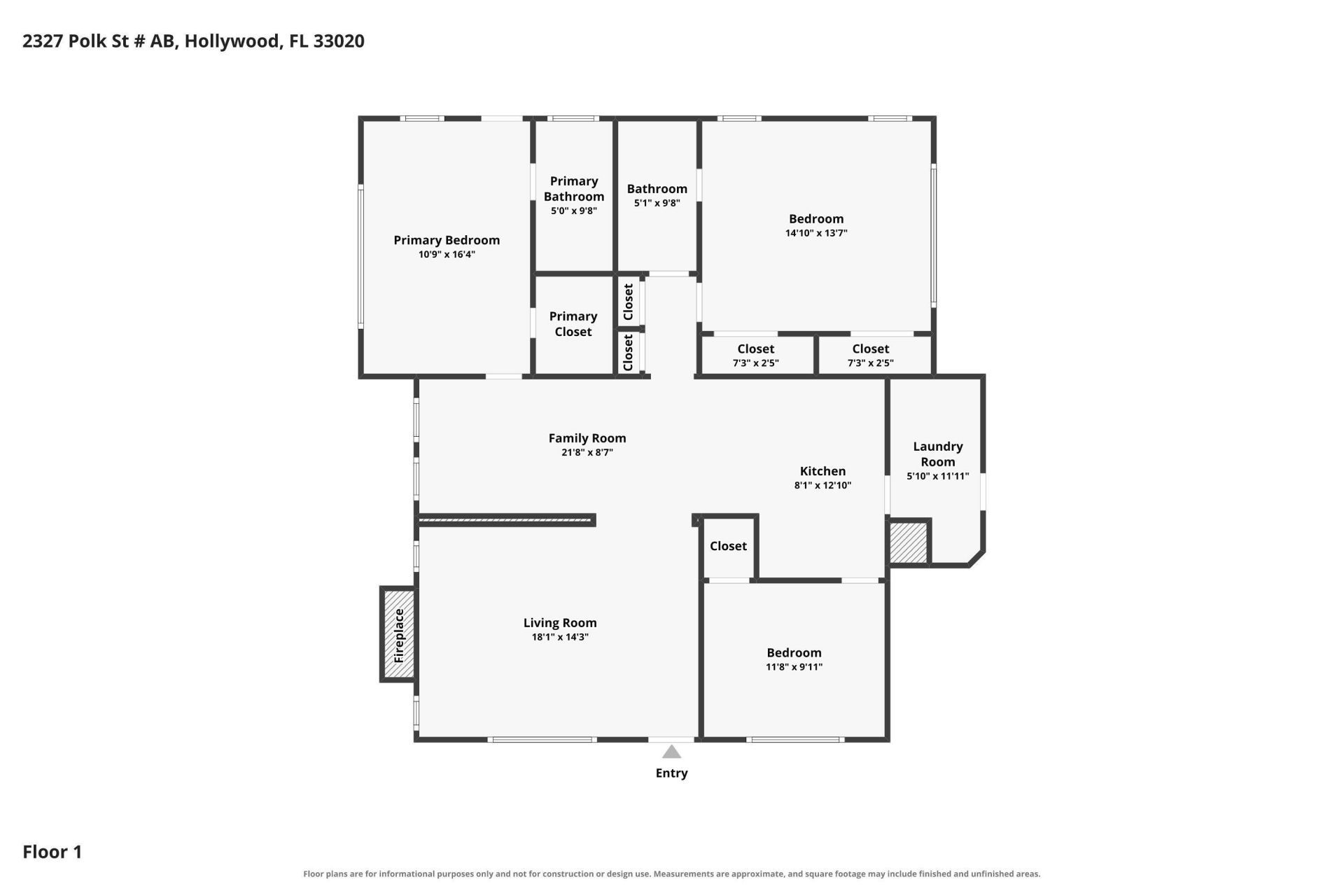 2327 Polk Street, Unit A-B, Hollywood, FL 33020 Photo
