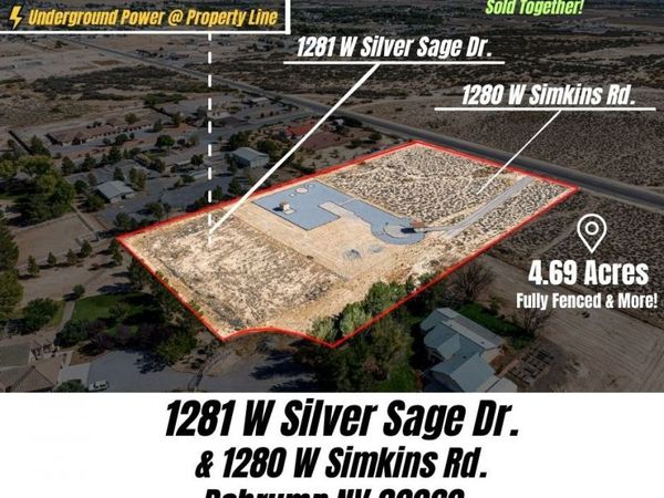1281 W Silver Sage Drive, Pahrump, NV 89060