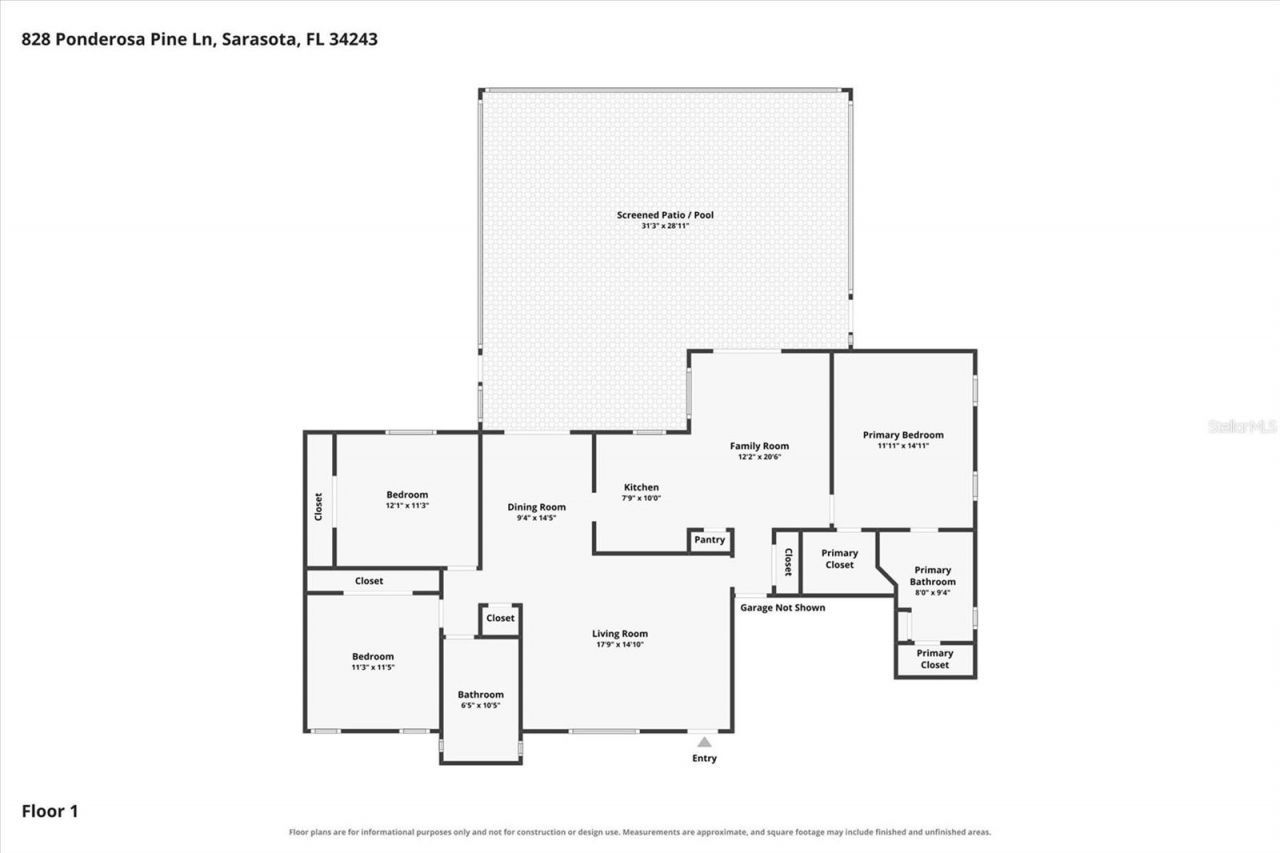 828 Ponderosa Pine Lane, Sarasota, FL 34243 Photo