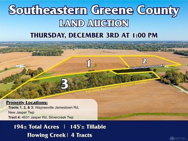 Tract 3 Waynesville Jamestown Road, New Jasper Twp, OH 45335