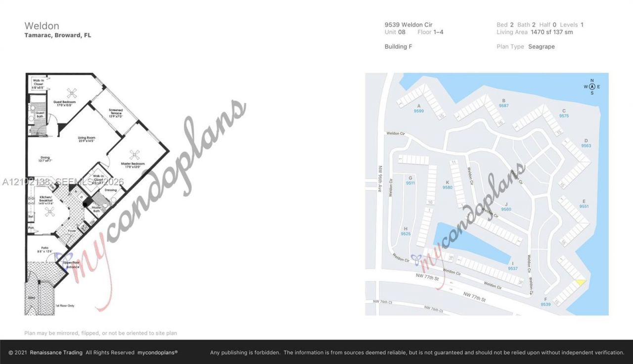 9539 S Weldon Cir , Unit F308, Tamarac, FL 33321 Photo