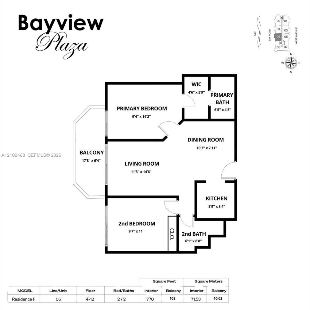 1621 Bay Rd , Unit 906, Miami Beach, FL 33139 Photo