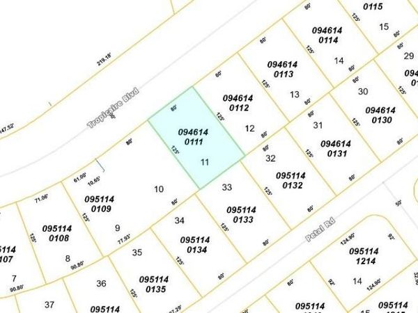 TROPICAIRE BOULEVARD , NORTH PORT, FL 34291