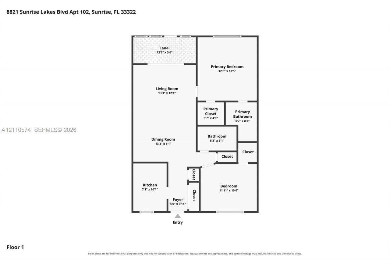 8821 Sunrise Lakes Blvd, Unit 102, Sunrise, FL 33322 Photo