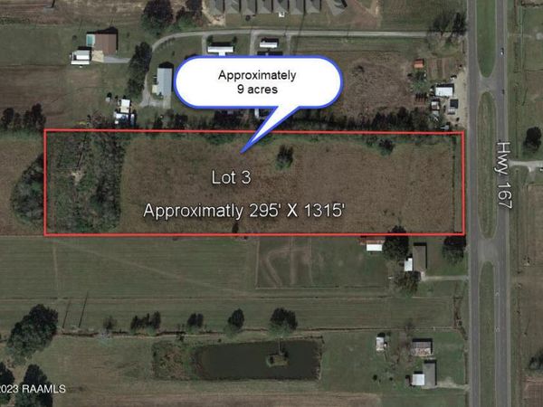 Tbd Highway 167 , Maurice, LA 70555