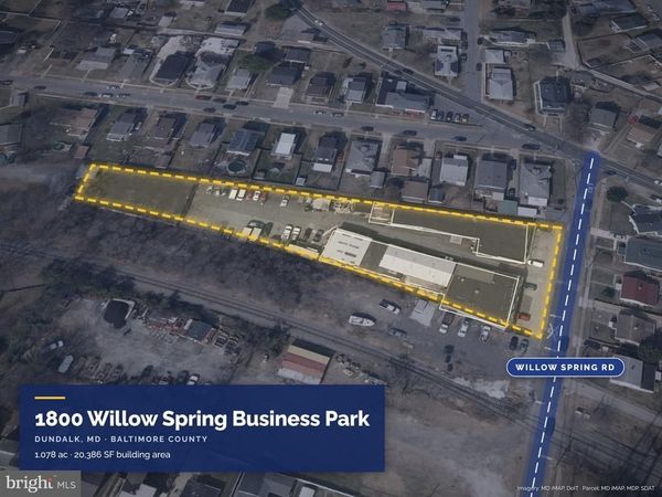 1800 WILLOW SPRING ROAD , BALTIMORE, MD 21222