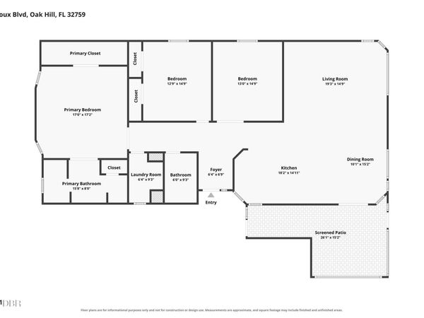 483 Sioux Boulevard, Oak Hill, FL 32759