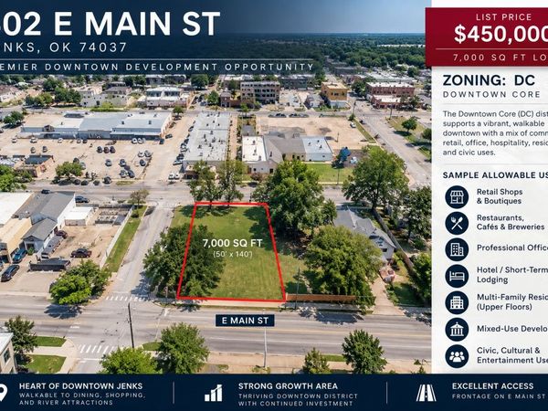 402 Main Street , Jenks, OK 74037