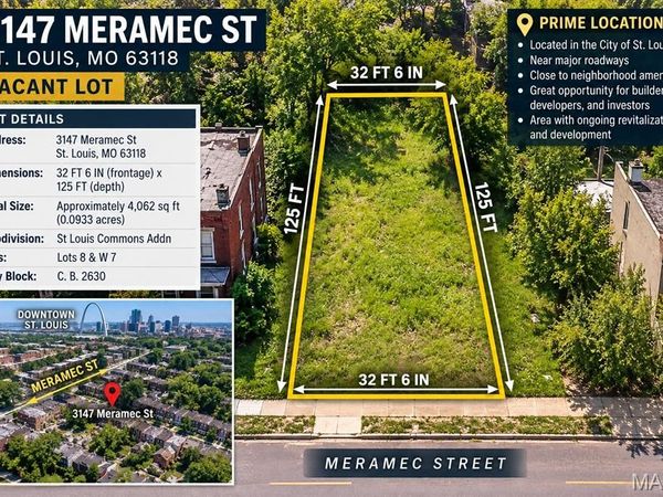 3147 Meramec Street , St Louis, MO 63118