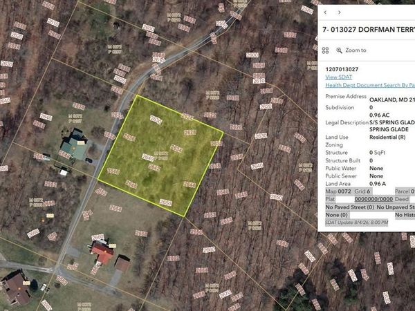 WARNICK WAY , OAKLAND, MD 21550