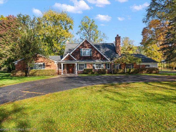 1760 CEDAR HILL Drive , Bloomfield Township, Mi 48301
