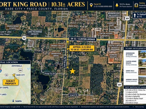 FORT KING RD , DADE CITY, FL 33525