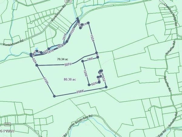 295 Railbed and and OFF T352 Trail , Kunkletown, PA 18058