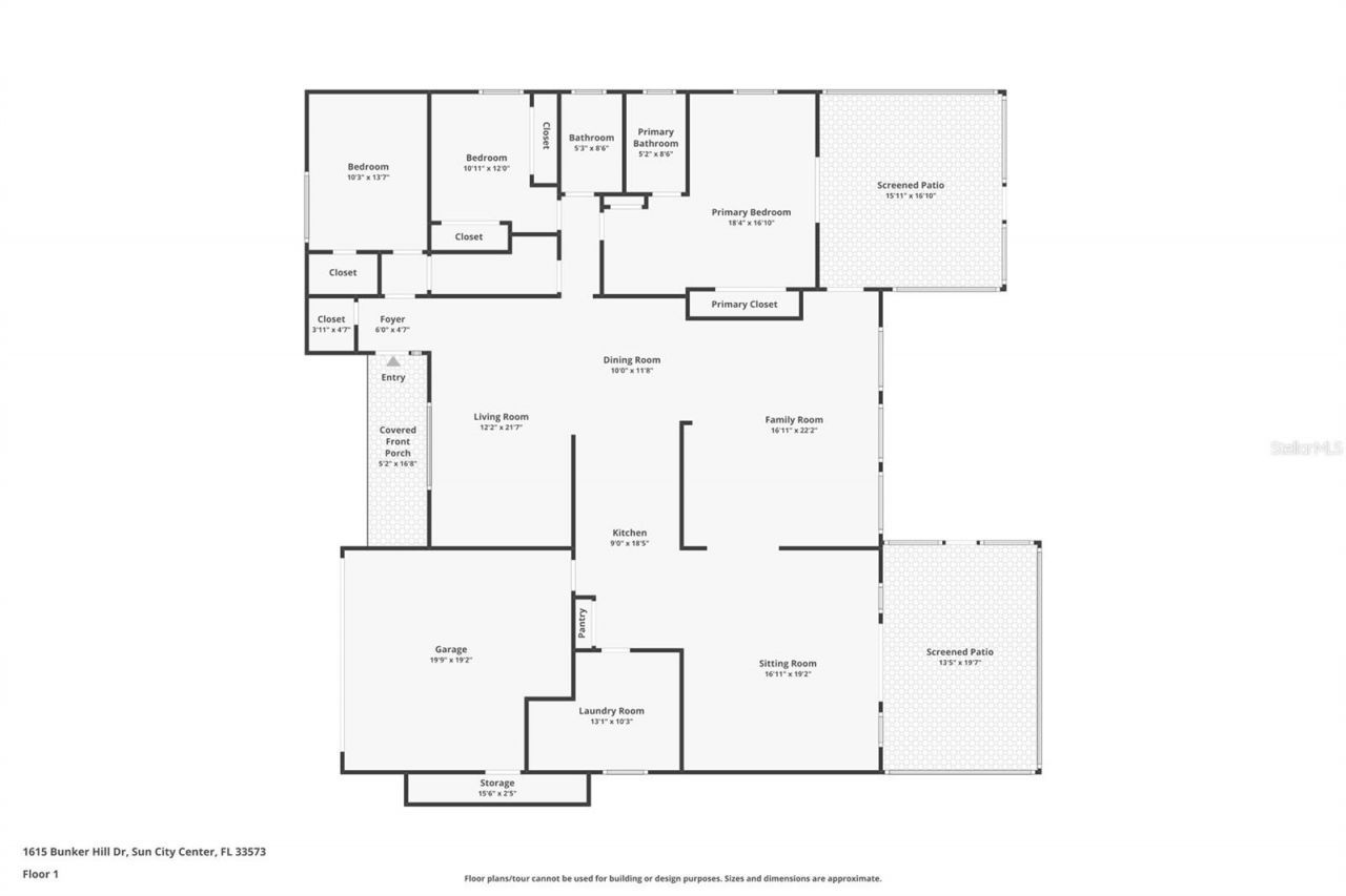 1615 Bunker Hill Drive, Sun City Center, FL 33573 Photo