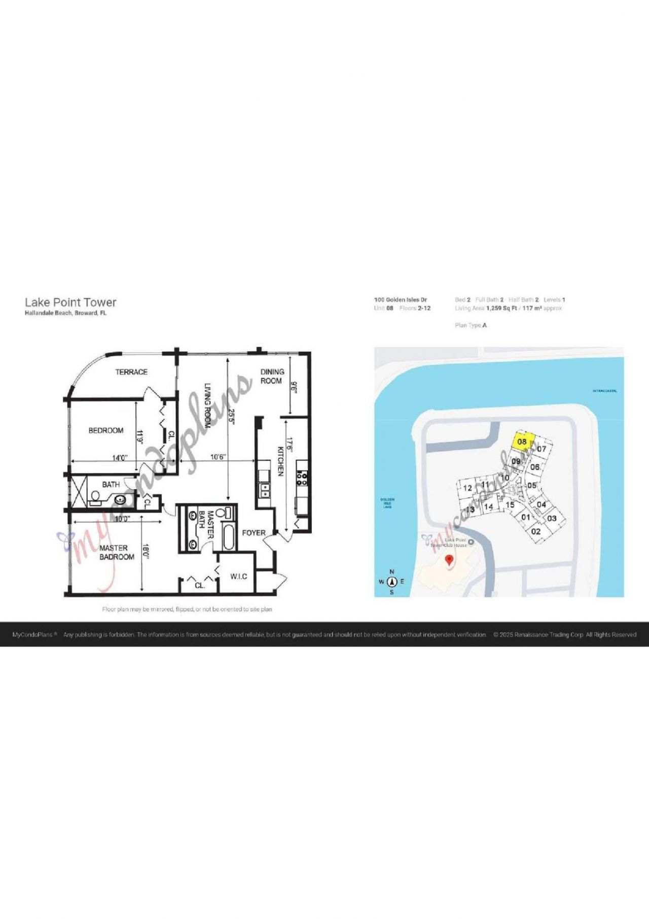 100 Golden Isles Drive, Unit 810, Hallandale Beach, FL 33009 Photo