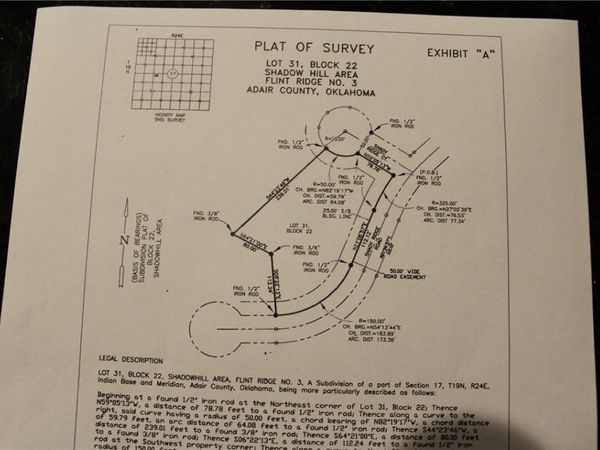 2231 Shady Ridge Road , Kansas, OK 74347