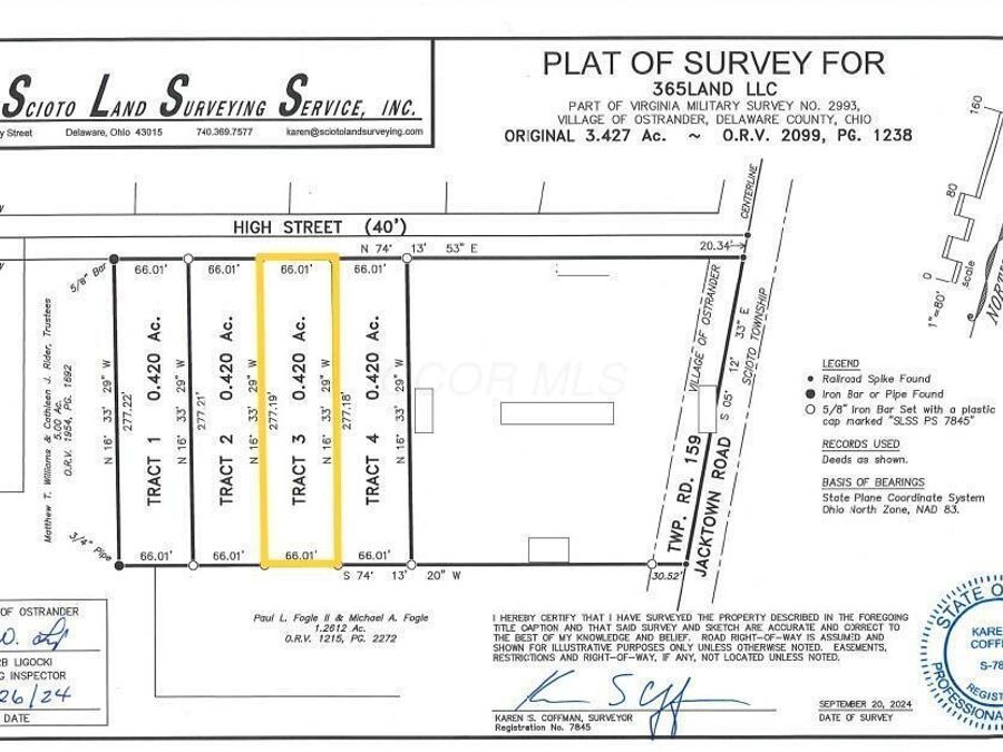 0 E High Street , Unit Tract 3, Ostrander, OH 43061 Photo 1